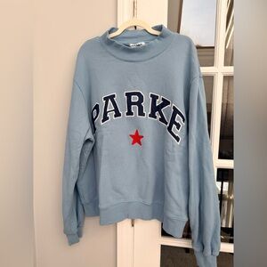 Parke Blue Crewneck Sweatshirt with the Star